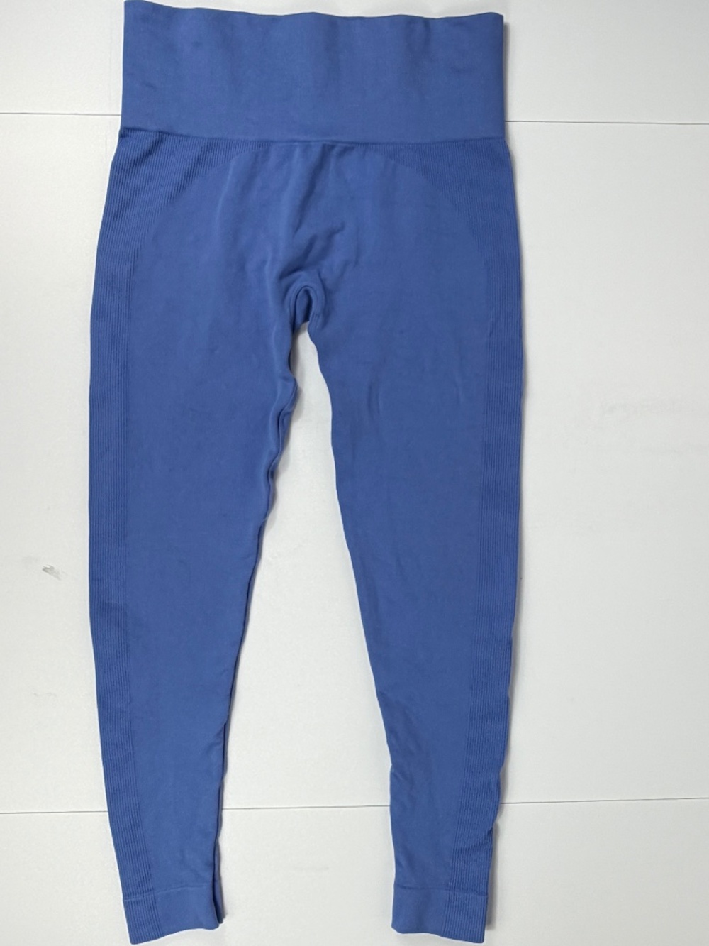 SET Active Sculpt Flex Blue Athletic Leggings Womens Size Medium